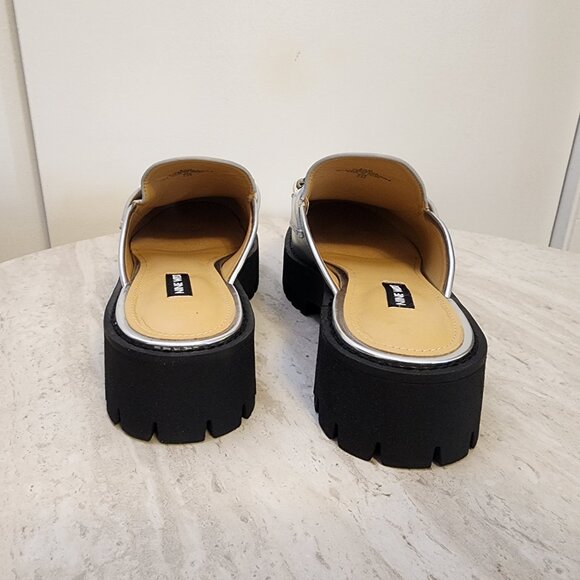 Nine West Womens Duntal Slip- Silver - b046 - Picture 3 of 10